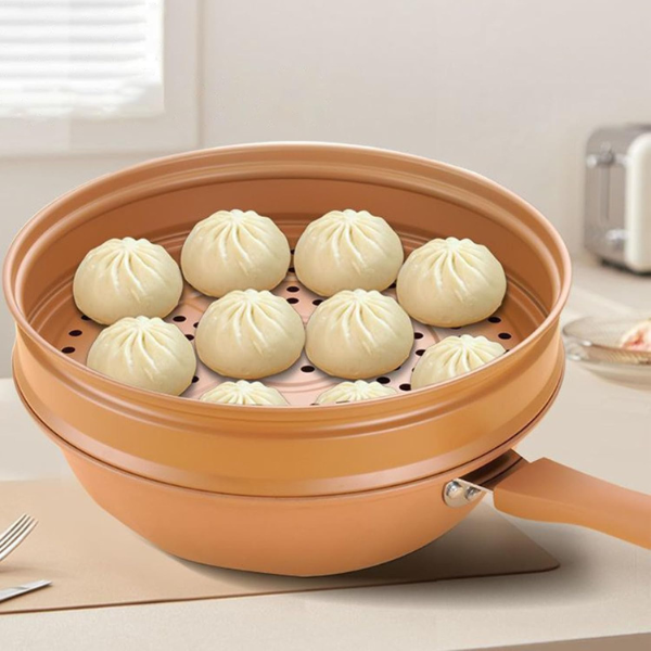 Mikrotryks Non-Stick Madlavnings Gryde – Lav hurtigere, sundere og mere velsmagende måltider Kitchen & Dining Tech Butik