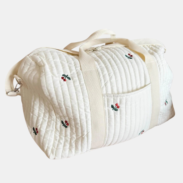 Alt-i-en-nødvendigheder til mor Duffel-tote-taske – Holdbar og stilfuld bæretaske Tote Bag Tech Butik Kirsebær