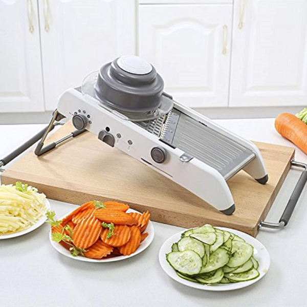 18-i-1 Multifunktionel Madmandolin – Premium Grøntsags- & Frugthakker og -skærer Mandoline Chopper Cutter And Slicer Tech Butik