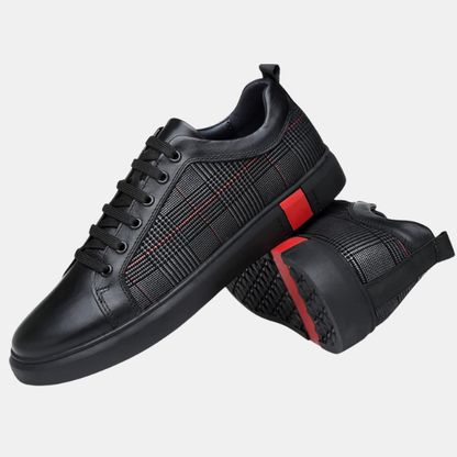 Herres Håndlavede Læder Casual Sneakers – Klassisk Design med Overlegen Komfort Men Shoes Tech Butik