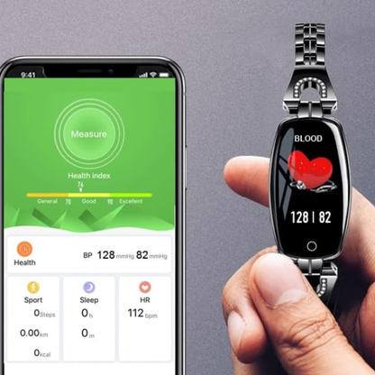 Elegant fitness-smartwatch til kvinder – Smart tracking med elegant stil Smart Watch Tech Butik