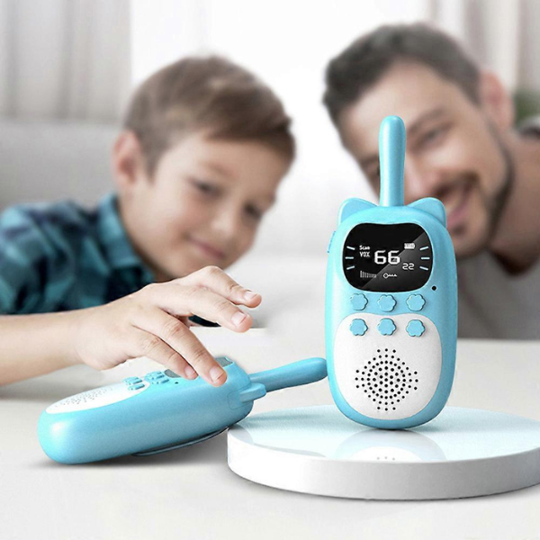 Børns Digitale Walkie-Talkier – 3 km Rækkevidde med LCD-display Digital Walkie Talkie Tech Butik