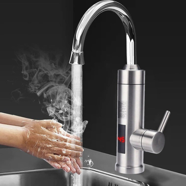 Elektrisk Køkkenarmatur – Øjeblikkelig Opvarmning med Sensor & Touch-Kontrol Faucet Tech Butik
