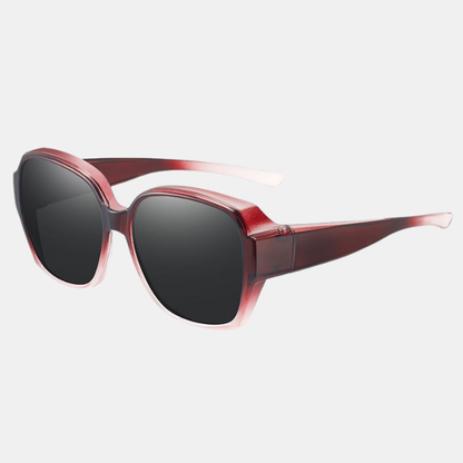 Ultra Shade Polaroid-Overbriller – Behagelig pasform med klar solsyn Sunglasses Tech Butik 2