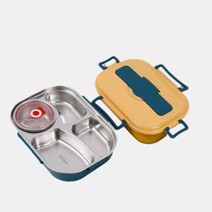 Premium Termisk Madkasse – Lækagesikker, Holdbar & Temperaturbevarende Lunch Containers Tech Butik Gul