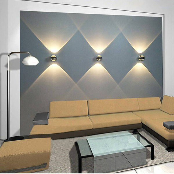 Elegant Krystal LED Væglampe – Stilfuld Op- og Nedadrettet Væglampe til Opholdsrum Lamps & Lighting Tech Butik