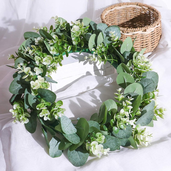 Elegant Eukalyptus Krans Dekoration – Et Friskt & Tidløst Touch til Dit Hjem Home & Decor Tech Butik