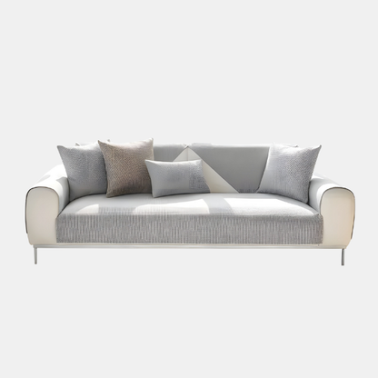 Universal Skridsikker Sofaovertræk – Holdbar Pude Beskyttelse til Alle Årstider Sofa Covers Tech Butik Lysegrå 70x70cm