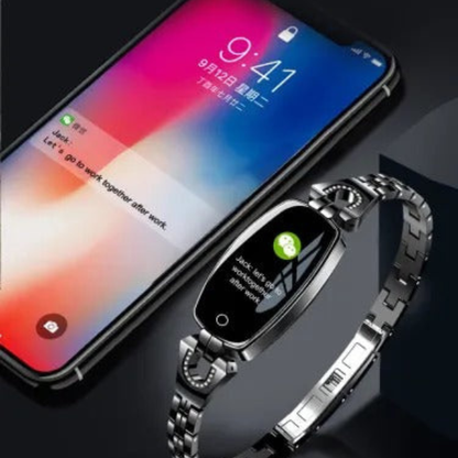 Elegant fitness-smartwatch til kvinder – Smart tracking med elegant stil Smart Watch Tech Butik