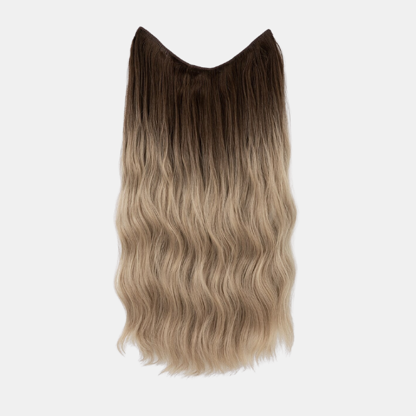 Øjeblikkelig Glam Hårforlængelser – Hurtig Volume & Længdeforvandling Hair extensions Tech Butik Brun til askeblond 40cm