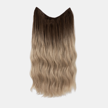 Øjeblikkelig Glam Hårforlængelser – Hurtig Volume & Længdeforvandling Hair extensions Tech Butik Brun til askeblond 40cm