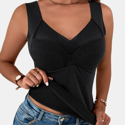 Termoheldragt – Isoleret med indbygget brystpolstring for beskyttelse Fashion Tech Butik Sort S