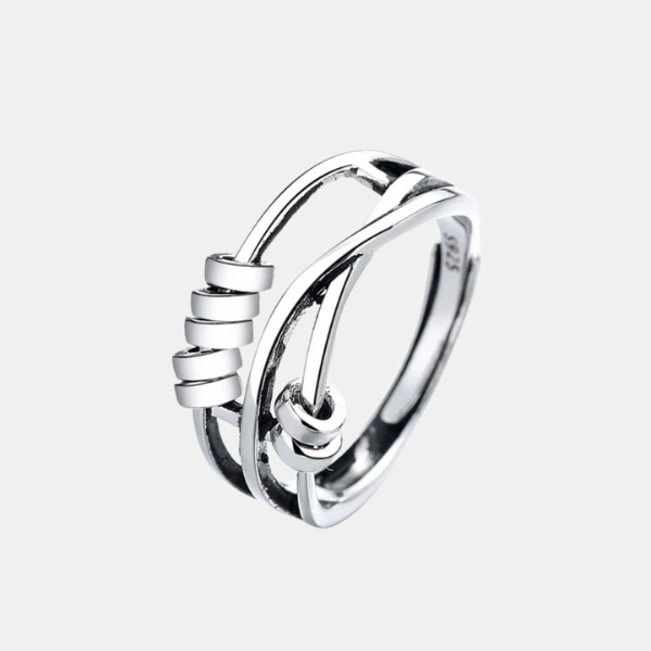 Elegant Sølvring – Elegant og Beroligende Smykke til Angststøtte Jewelry Tech Butik