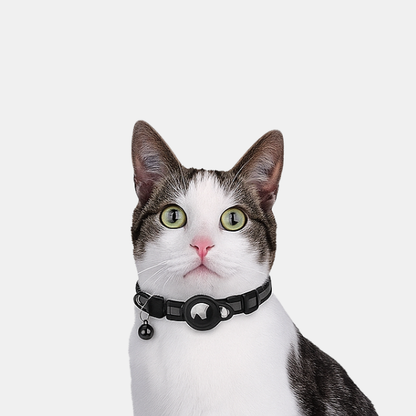 Smart GPS-sporingshalsbånd til kat – Sikkerhedsdesign med Hurtigudløser og Reflekterende Natsynlighed GPS Collars Tech Butik Sort Uden GPS tracker