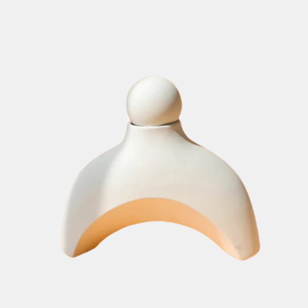 Moderne Keramisk Abstrakt Skulptur – Kunstnerisk Dekoration til Hjem & Kontor Home & Decor Tech Butik Style 2 Skulptur