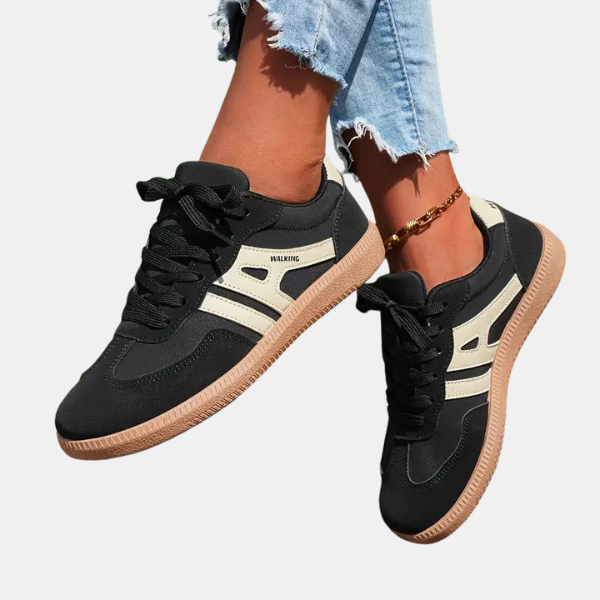 Retro Sneakers i Vintage Stil – Klassisk Look Møder Moderne Komfort Shoes Tech Butik Sort 36