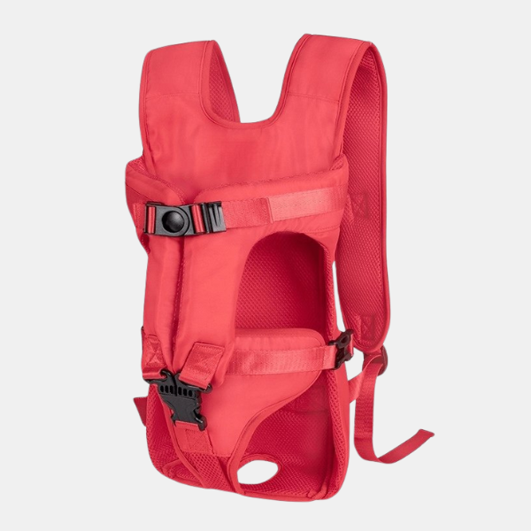Ergonomisk Hunderygsæk – Komfortabel Transport op til 10 kg Pets & Supplies Tech Butik Rød S