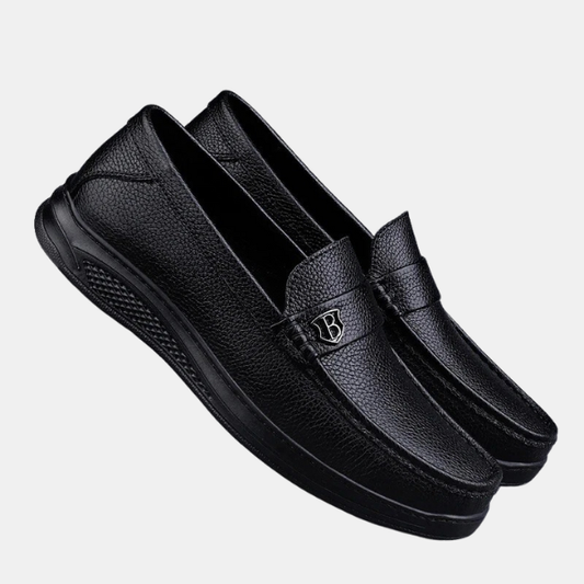 Herre Klassiske Loafers – Elegant og Holdbart Fodtøj Shoes Tech Butik Sort 6