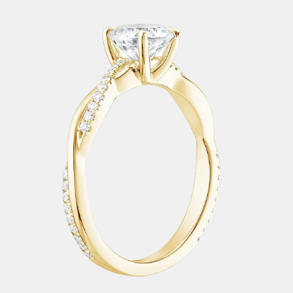Elegant Guldring – Tidløs Skønhed med et Unikt Twist Jewelry Tech Butik