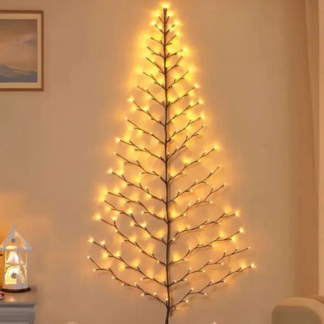 LED Oplyst Dekorativ Gren Væglampe – Naturlig Elegance & Varm Stemning home decor Tech Butik