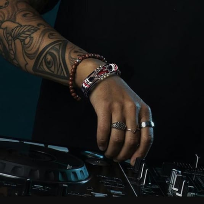 Guitar Læderarmbånd – Stilfuldt Tilbehør til Musikelskere Bracelets Tech Butik