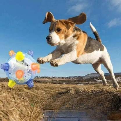 Hoppe Aktiveringsbold til Hunde – Interaktiv Sjov og Motion Pets Tech Butik