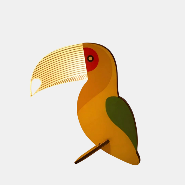 Trædyr Bordlampe – Charmerende Naturinspireret Belysning Table Lamp Tech Butik Tukan