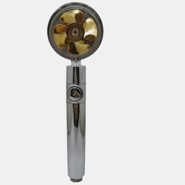 Højtryks Roterende Brusehoved – Forfriskende 360° Vandstrøm Showerheads Tech Butik Gul