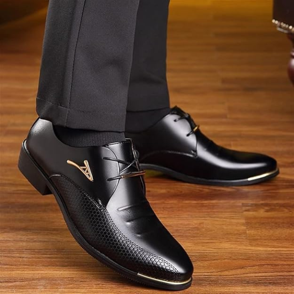 Herre Casual Lædersko – Tidløst Design med Overlegen Komfort Shoes Tech Butik