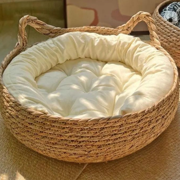 Ultrablød og hyggelig katteseng – Varm og behagelig hyggeseng Pets & Supplies Tech Butik