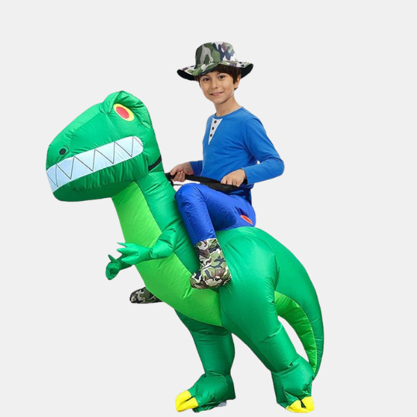 Oppusteligt Grabme Kostume – Holdbar, Vandafvisende Sjov til Voksne & Børn costume Tech Butik Grøn Drage Barn