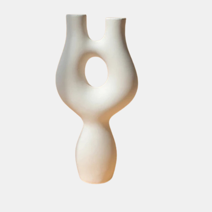 Moderne Keramisk Abstrakt Skulptur – Kunstnerisk Dekoration til Hjem & Kontor Home & Decor Tech Butik Style 3 Skulptur