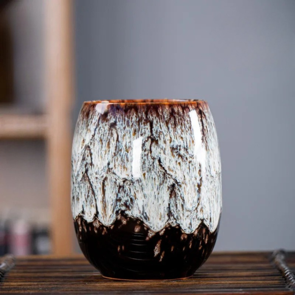 Klassisk Keramisk Tekop Sæt – Håndlavet Keramisk Elegance kitchen accessory Tech Butik A-03-175ml