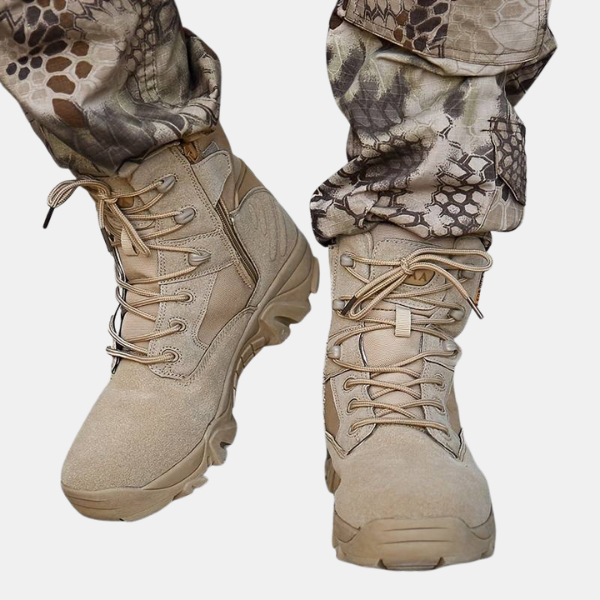Taktiske Militærstøvler til Mænd – Bygget til Barskt Terræn og Lange Ture Men Boots Tech Butik Beige 37