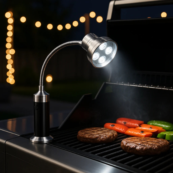 Magnetisk Grilllys – Kraftfuld Magnetisk LED til Grill & Udendørs Madlavning Kitchen Gadgets Tech Butik