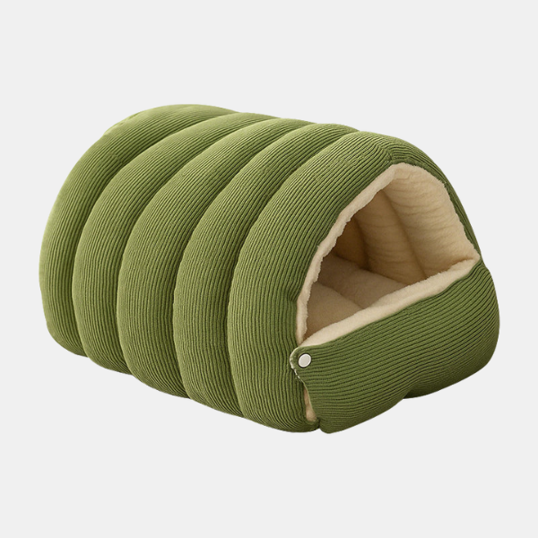 Cozy Deluxe Dyreseng – Luksuriøs Komfort til Kæledyr Pets Tech Butik Grøn Lille (45x30x19 cm)