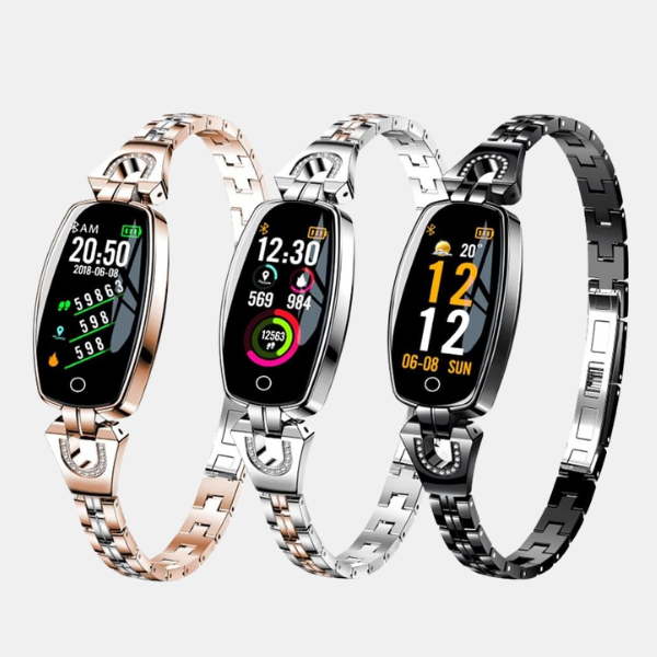 Elegant fitness-smartwatch til kvinder – Smart tracking med elegant stil Smart Watch Tech Butik