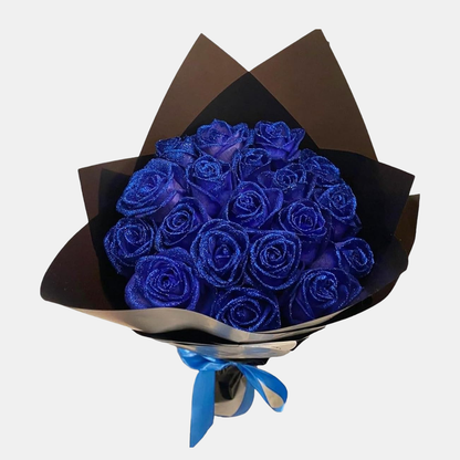 Glitrende roser – evige blomster til luksuriøs boligindretning og tidløs elegance Home & Decor Tech Butik Blå 30 Stykke