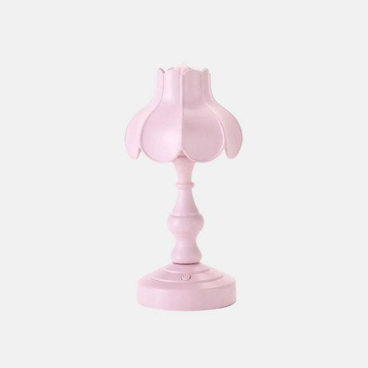 Pastel Lotus Dekorativ Bordlampe – Yndefuldt Design med Varm Stemning Lamps Tech Butik Lyserød