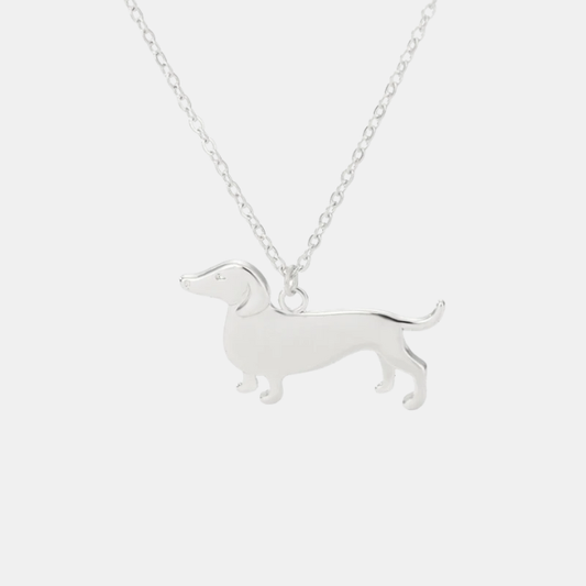 Dachshund Delight Sølv Halskæde – Charmerende Smykke til Hundelskere Jewelry Tech Butik