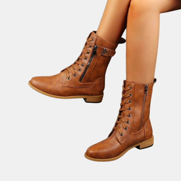 Elegante Kvinders Ortopædiske Ankelstøvler Boots Tech Butik Brun 36