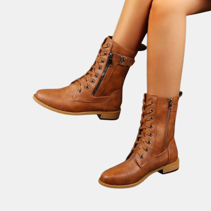 Elegante Kvinders Ortopædiske Ankelstøvler Boots Tech Butik Brun 36