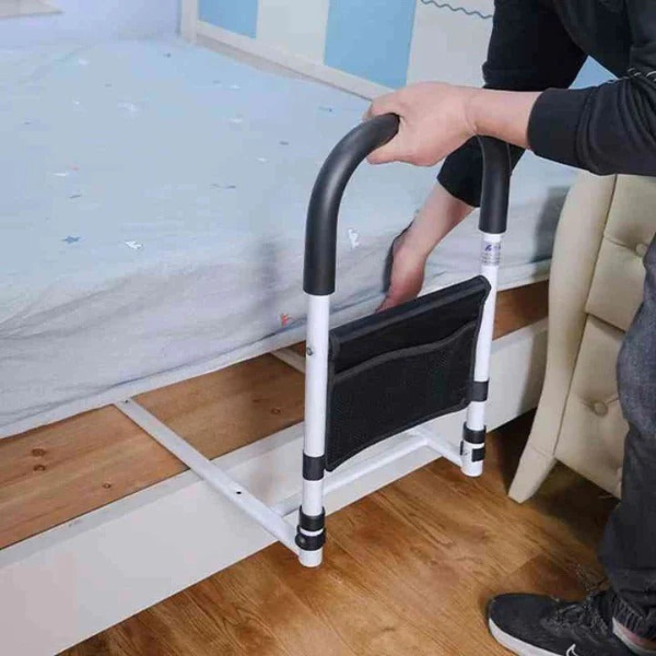 Sikkerhedsgelændere til Sengeside for ældre – Faldforebyggelse og Nemt Greb Home Tech Butik