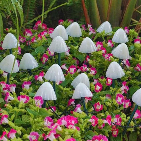 Solar Mushroom Have Lys – Bæredygtig og Dekorativ Udendørsbelysning Lighting Tech Butik