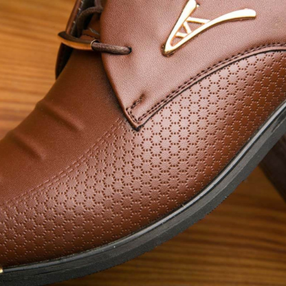 Herre Casual Lædersko – Tidløst Design med Overlegen Komfort Shoes Tech Butik