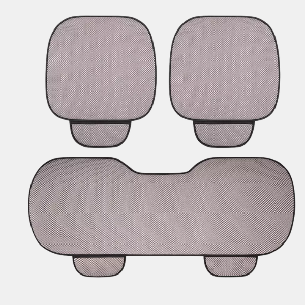 Ergonomisk Bilsædehynde – Åndbar og Smertelindrende Design Car Accessories Tech Butik Grå 3-delt sæt (2 firkantede hynder + 1 lang hynde)