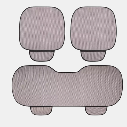 Ergonomisk Bilsædehynde – Åndbar og Smertelindrende Design Car Accessories Tech Butik Grå 3-delt sæt (2 firkantede hynder + 1 lang hynde)