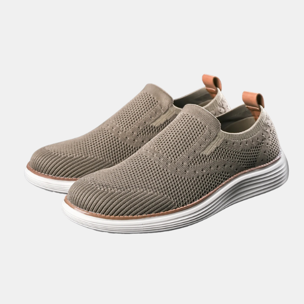 Stilfulde casual sneakers – åndbart design til bylivet Shoes Tech Butik Khaki 6