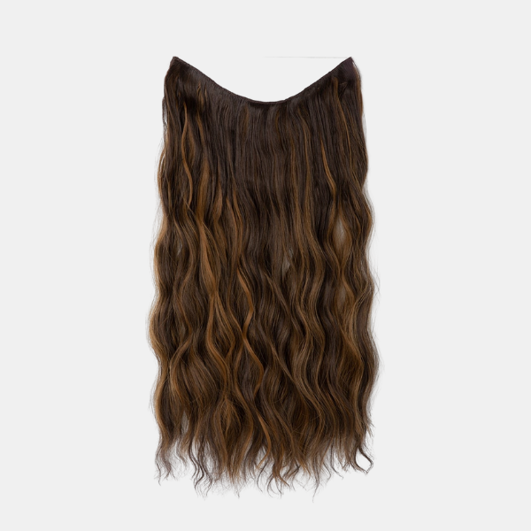 Øjeblikkelig Glam Hårforlængelser – Hurtig Volume & Længdeforvandling Hair extensions Tech Butik Gylden brun 40cm