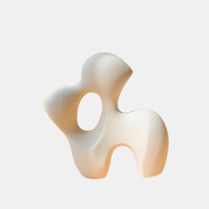Moderne Keramisk Abstrakt Skulptur – Kunstnerisk Dekoration til Hjem & Kontor Home & Decor Tech Butik Style 4 Skulptur